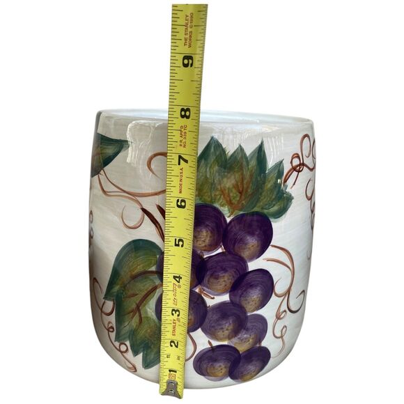 Ceramics Classica Venetian Tabletops Unlimited Canister Cookie Jar Lid Large - Picture 8 of 10